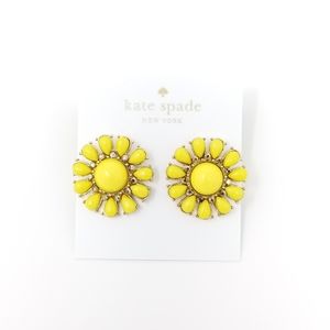 Kate Spade Yellow and Yellow Stones earring
